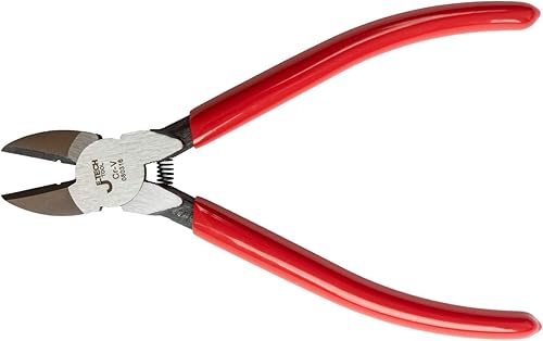 Miniatura 2 de Jetech Cortadores diagonales de 6 pulgadas, paquete de 6 cortadores de alambre, cortadores laterales profesionales con carga eléctrica con agarre
