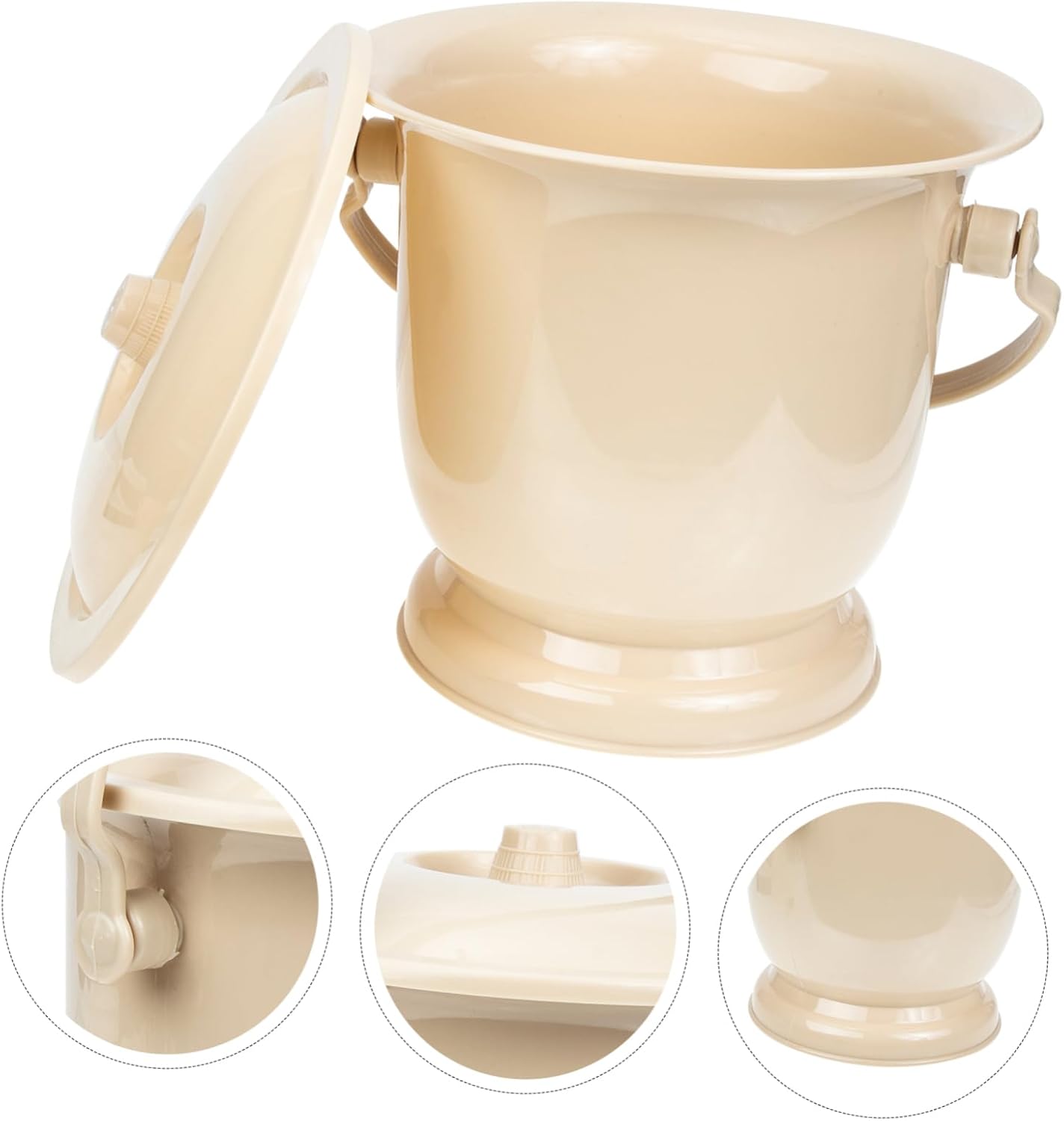 Portable Adult Urine Pot Lid Practical Bed Pan for Home Use for Pregnant Women Elderly and Easy to Design