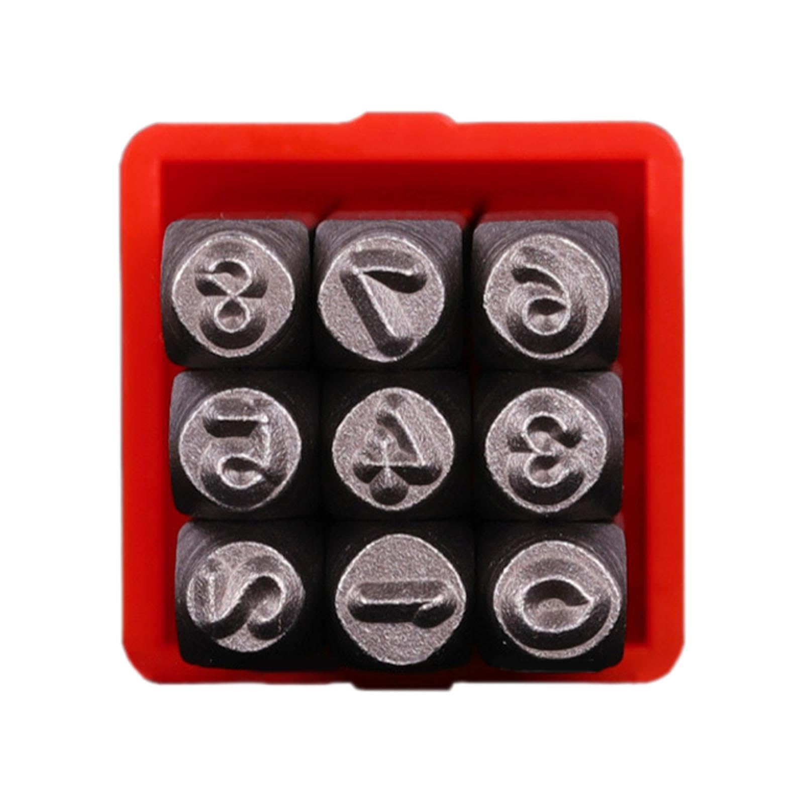 CALANDIS Metal Stamp Set Pressing Die Steel Alphabet Stamp Set for DIY Jewelry Making Number | | Hand Tools-image-28