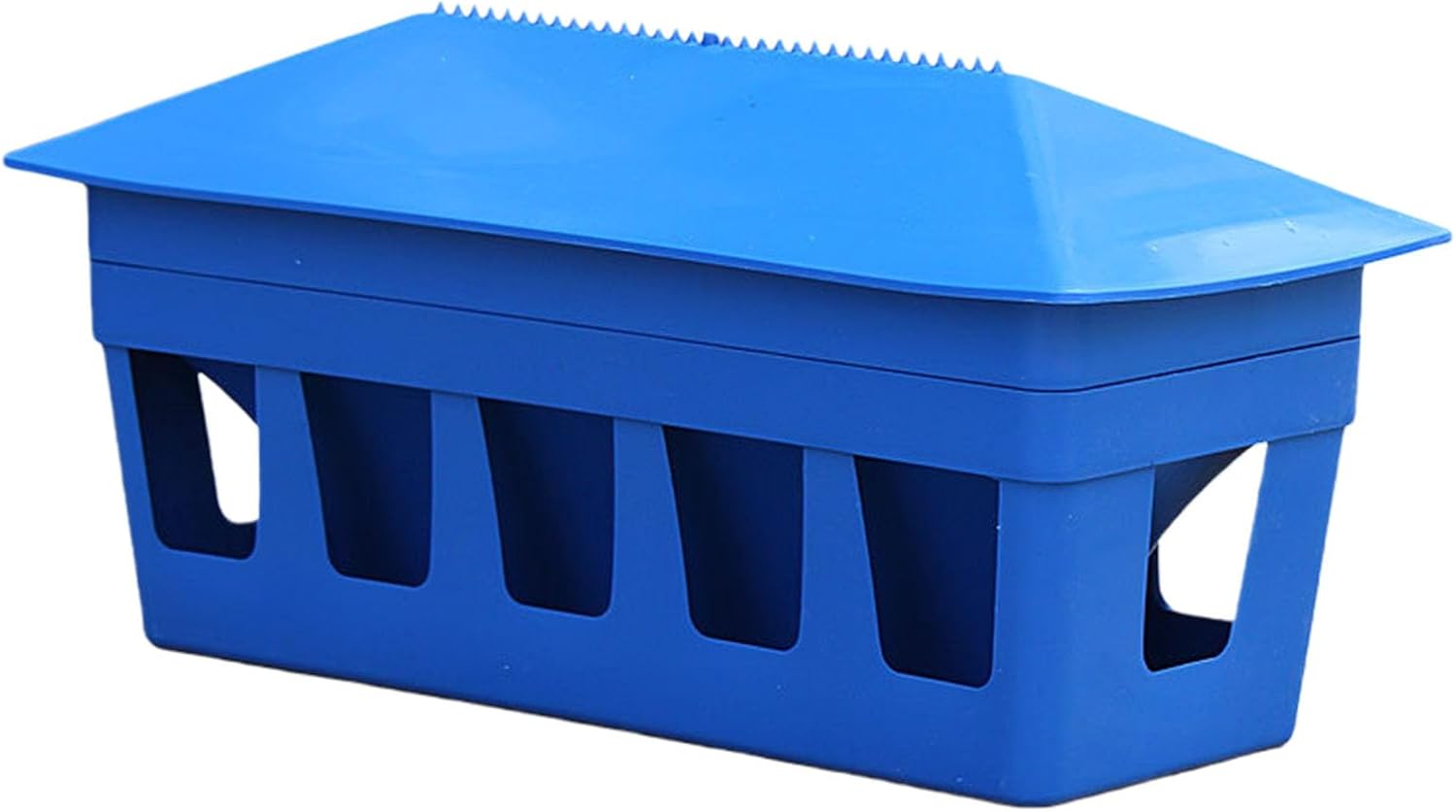 Large Capacity 7lb Bird Feeder Automatic Dispensing for Pigeons Featuring 12 Holes Multiple Pigeons Feeder