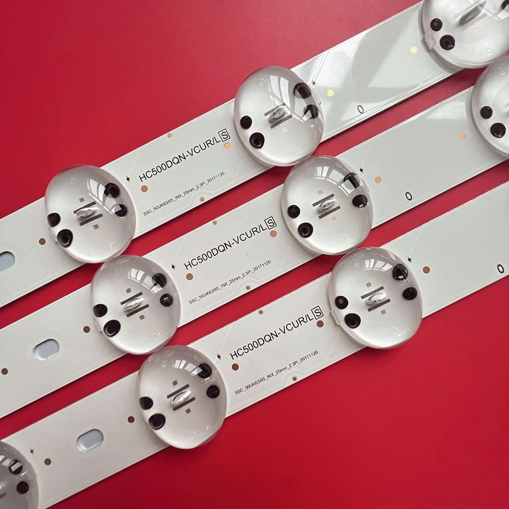Bande de rétro-éclairage LED for LG HC500DQN-VCUR 50UK6510 50UK6470PLC 50UK6300 50UK6950 50UK6500 50UK6500PLA SSC_50UK63/65 Bande lumineuse TV