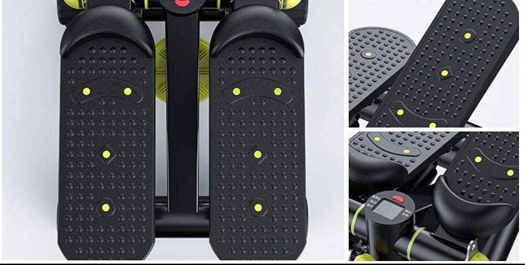 Mini Stepper for Exercise | Exercise Machine for Home Use | Small and Portable Cardio Machine | Stair Stepper for Home Use | with Resistance Bands and Digital Display