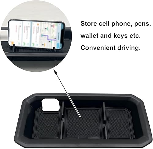 Miniatura 3 de Organizador de consola central, organizador de tablero compatible con accesorios Toyota Tundra 2022 2023 2024 2025
