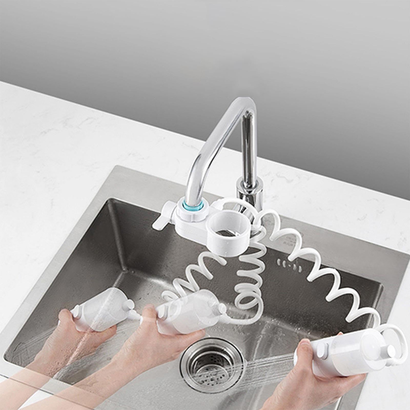 Generic Accesorio para Grifo, Móvil, 360 Grados, Herramienta, Extensión para Grifo de Cocina
