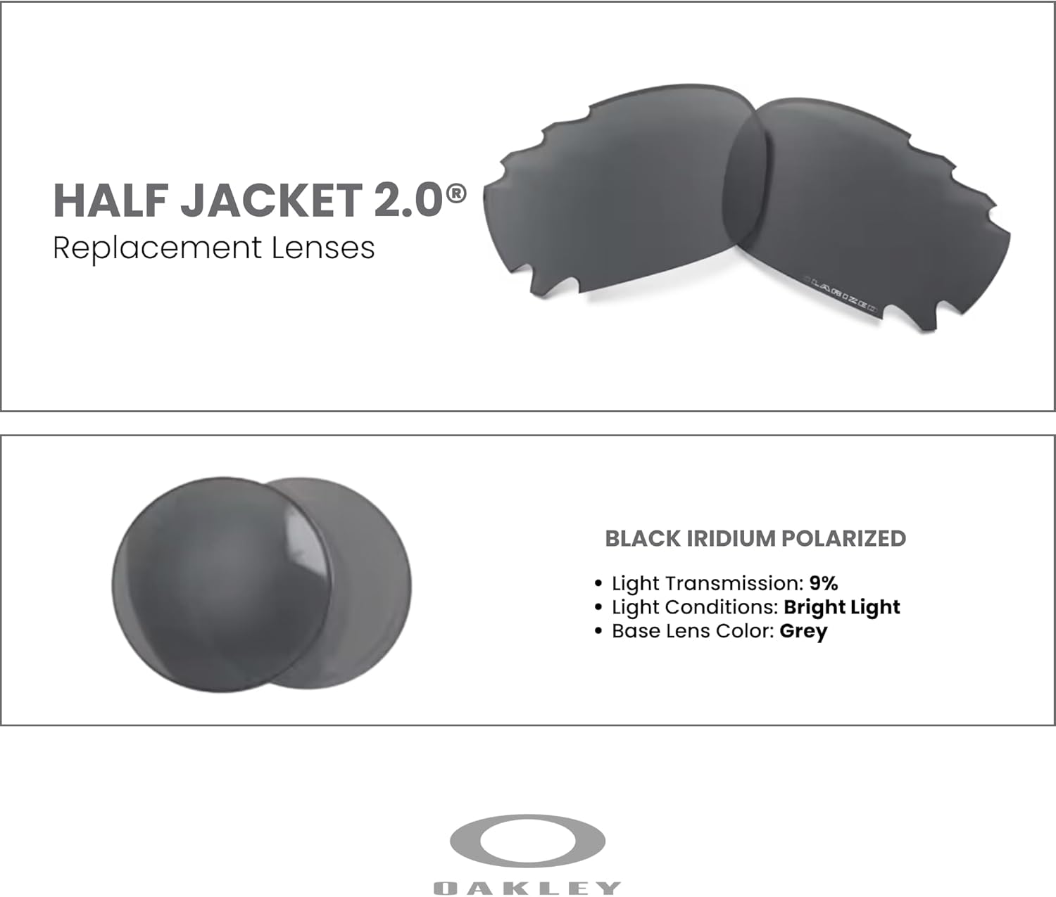Oakley Original Racing Jacket OO9171 Replacement Lenses+ Bundle Microfiber Pouch -FRAMES NOT INCLUDED