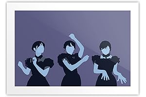 Wednesday Addams INSPIRED Print/Poster