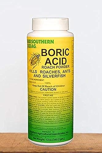 Southern Ag Ácido bórico cucarachas y pulgas, 12 onzas