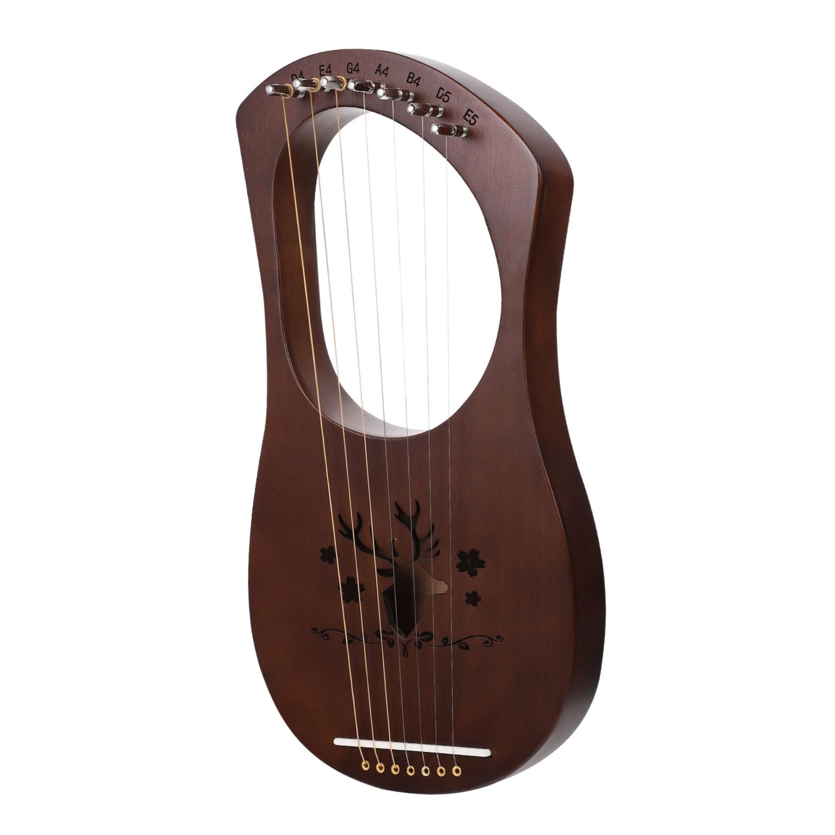 Arpa Lira in Legno Corde Strumento Musicale Corpo Strumenti Cordes Orchestrale per Suonare Musica Meravigliosa Ovunque Colore Casuale
