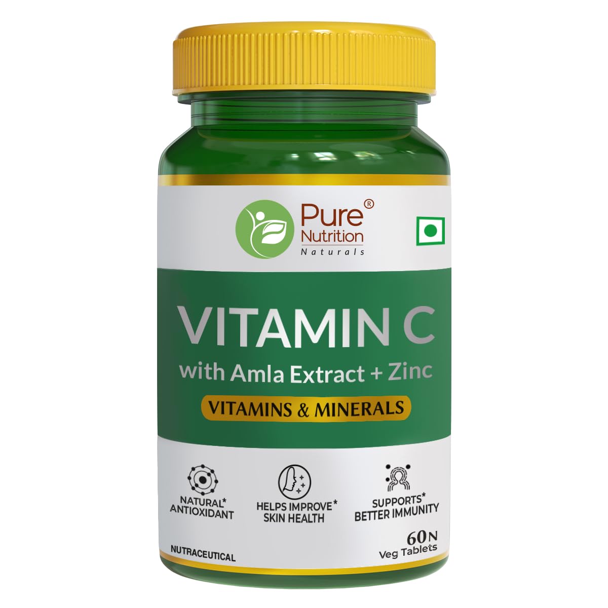 See full amazon price history chart for Pure Nutrition Vitamin C with Amla Extract + Zinc Supplement | Boost Immunity | Support In Skin & bone Health - 60 Veg Tablets Pure Nutrition Vitamin C with Amla Extract + Zinc Supplement | Boost Immunity | Support In Skin & bone Health - 60 Veg Tablets (B0D9BV1PYK) Amazon Price History, Amazon Price Tracker