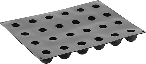 Pavoni Molde de silicona para hornear Pavoflex, esfera de 1.57 pulgadas de diámetro