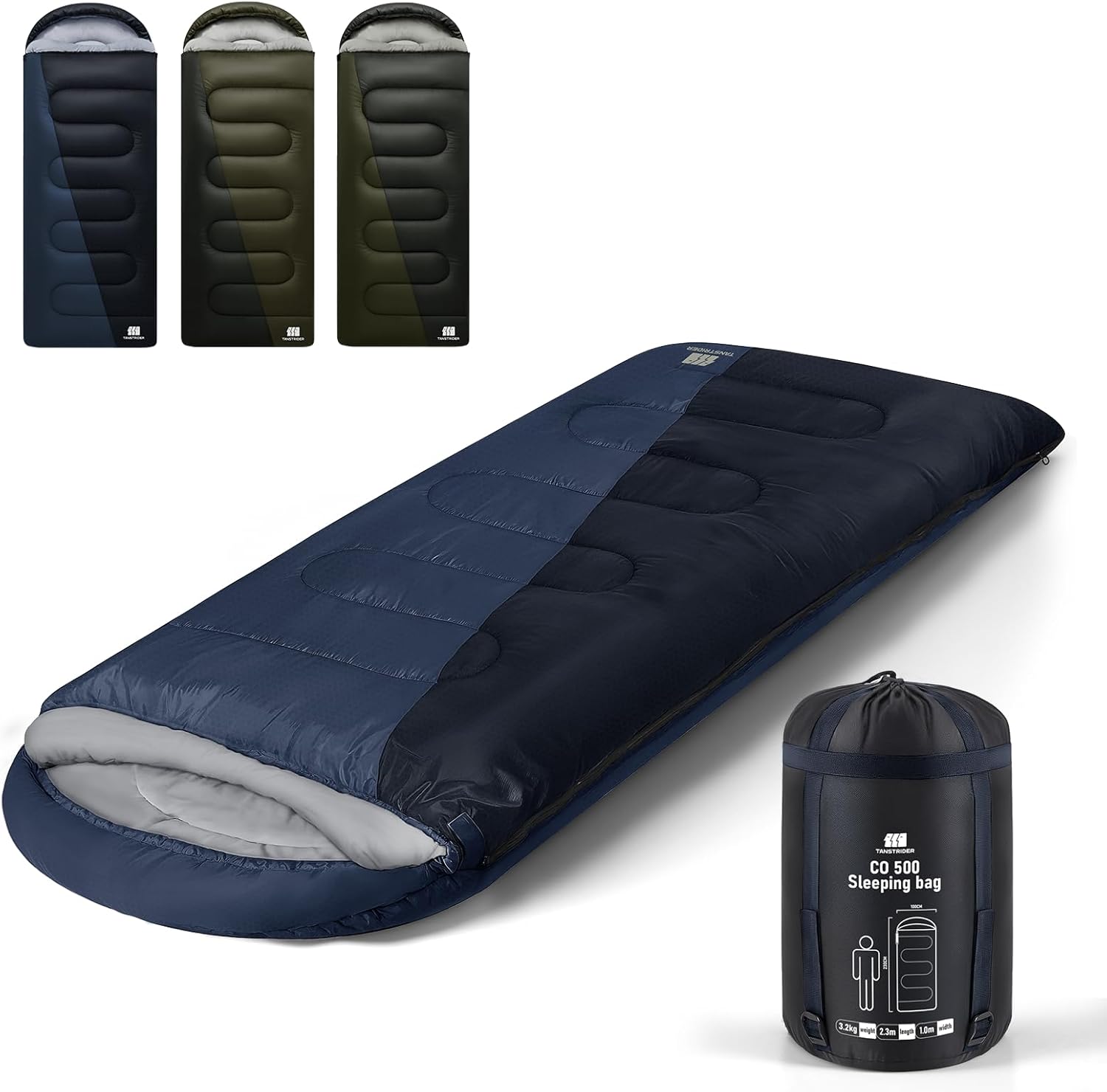 20F XXL Sleeping Bags for Adults Cold Weather,Camping Sleeping Bag with Compression Sack for Winter Hiking, Hunting,Traveling