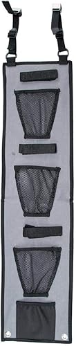 Lockdown Percha superior para pistola y rifle táctico con bolsillos de malla para organización, almacenamiento y seguridad de la bóveda de armas