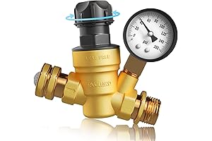 RVGUARD Adjustable Water Pressure Regulator for RV