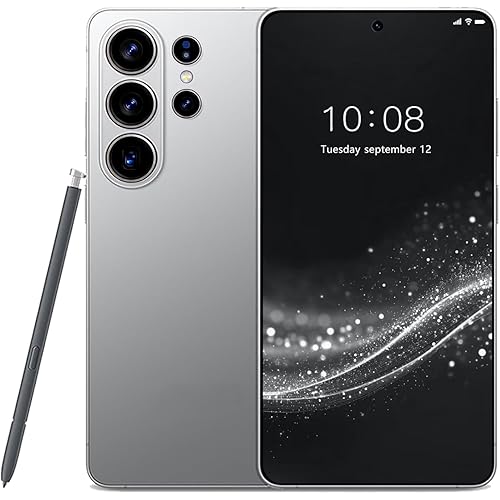 S26 Ultra 5G Unlocked Android Phone, 16GB+512GB Phone, 6.9" 120Hz Display Smartphone, 108MP Clarity Camera, 7000mAh Long-Lasting Battery, Android 16, Support Dual SIM/Face ID/GPS-Grey