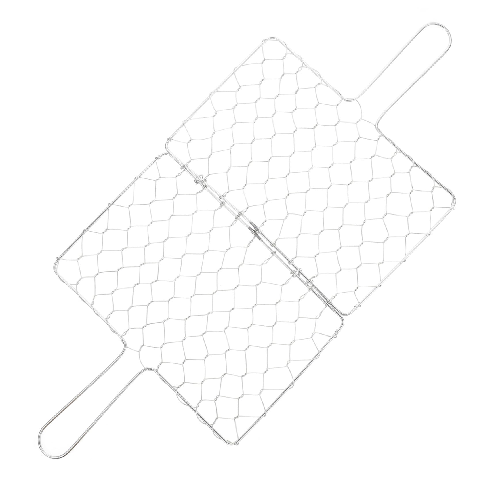 POPETPOP Household Grill Basket Iron Barbecue Rack Fish Grill Basket Heat-resistant for Outdoor Activities