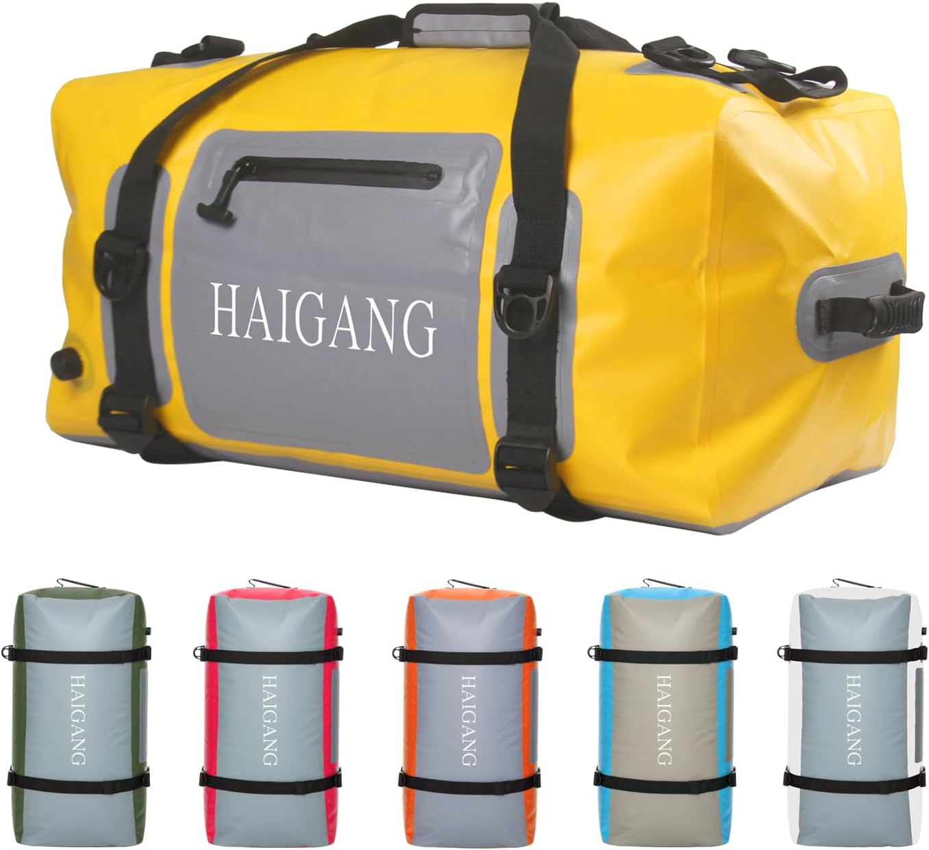 70L/110L Waterproof Duffel Bag, Large Capacity, Adjustable Thickened Straps and Handles, Zip Closure, Air Valve Keeps Equipment Safe, Perfect For Boating Rafting Motorcycle Camping Kayak 70L/110L Waterproof Duffel Bag, Large Capacity, Adjustable Thickened Straps and Handles, Zip Closure, Air Valve Keeps Equipment Safe, Perfect For Boating Rafting Motorcycle Camping Kayak