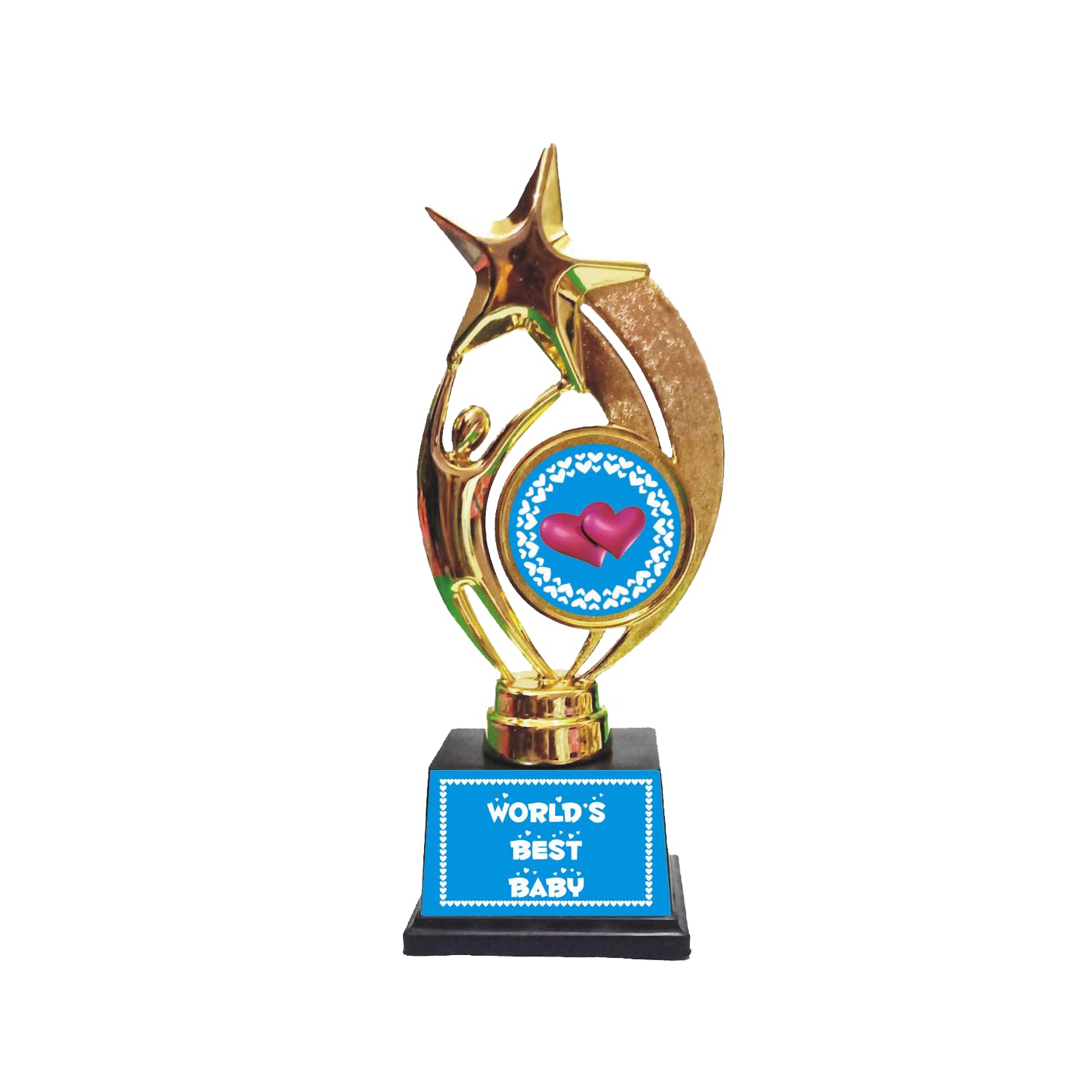 Valentine Gift for Boyfriend Worlds Best Baby Trophy Medal Award Valentine Day Gift Special-picture-22