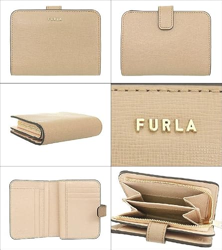 [フルラ] 財布(二つ折り財布) PCY0UNO B30000 グレージュ×バ