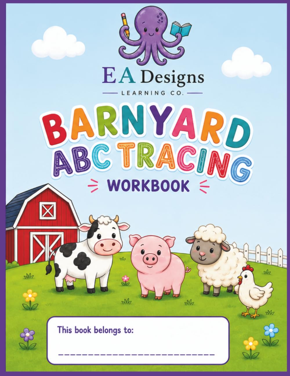 Barnyard ABC Tracing Workbook