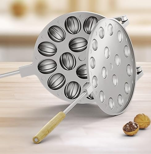 BIOL Oreshnitsa - Molde de Oreshki pesado para horno y galletas 16 frutos secos Oreshki - Molde de de galletas Oreshek - Moldes en forma de galleta