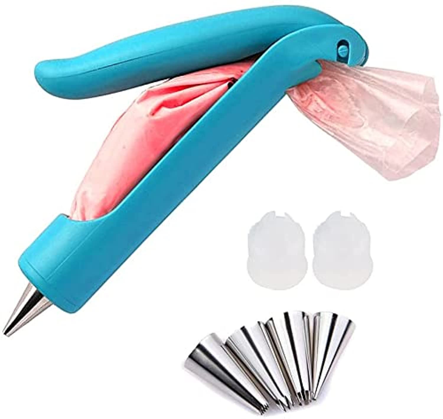 Yakamoz Pastry DIY Cake Decorating Pen Icing Piping Tips Nozzles Bag Sugar Craft Fondant Cake Deco Tool Kit