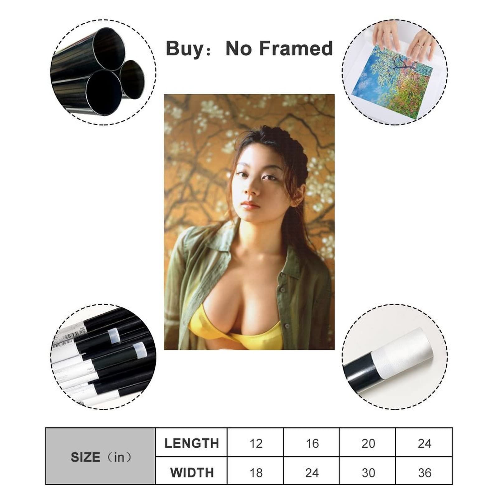 Amazon.co.jp: 小池栄子下着セクシー写真ポスターアートパネル アート