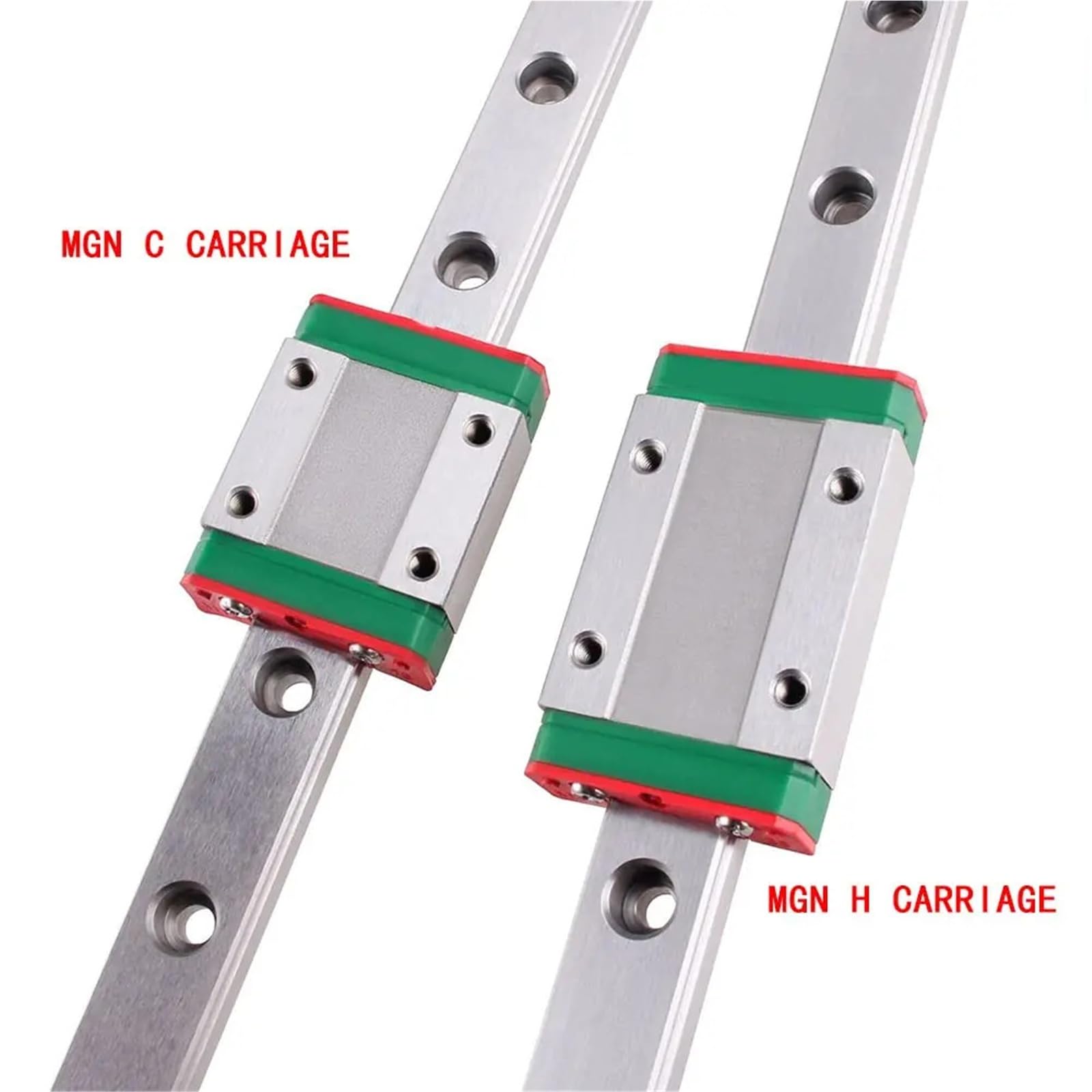 Rail linéaire miniature MGN7H/12C/9H/15H (70-90 mm) + guide (1 pièce)(MGN7H,70mm)
