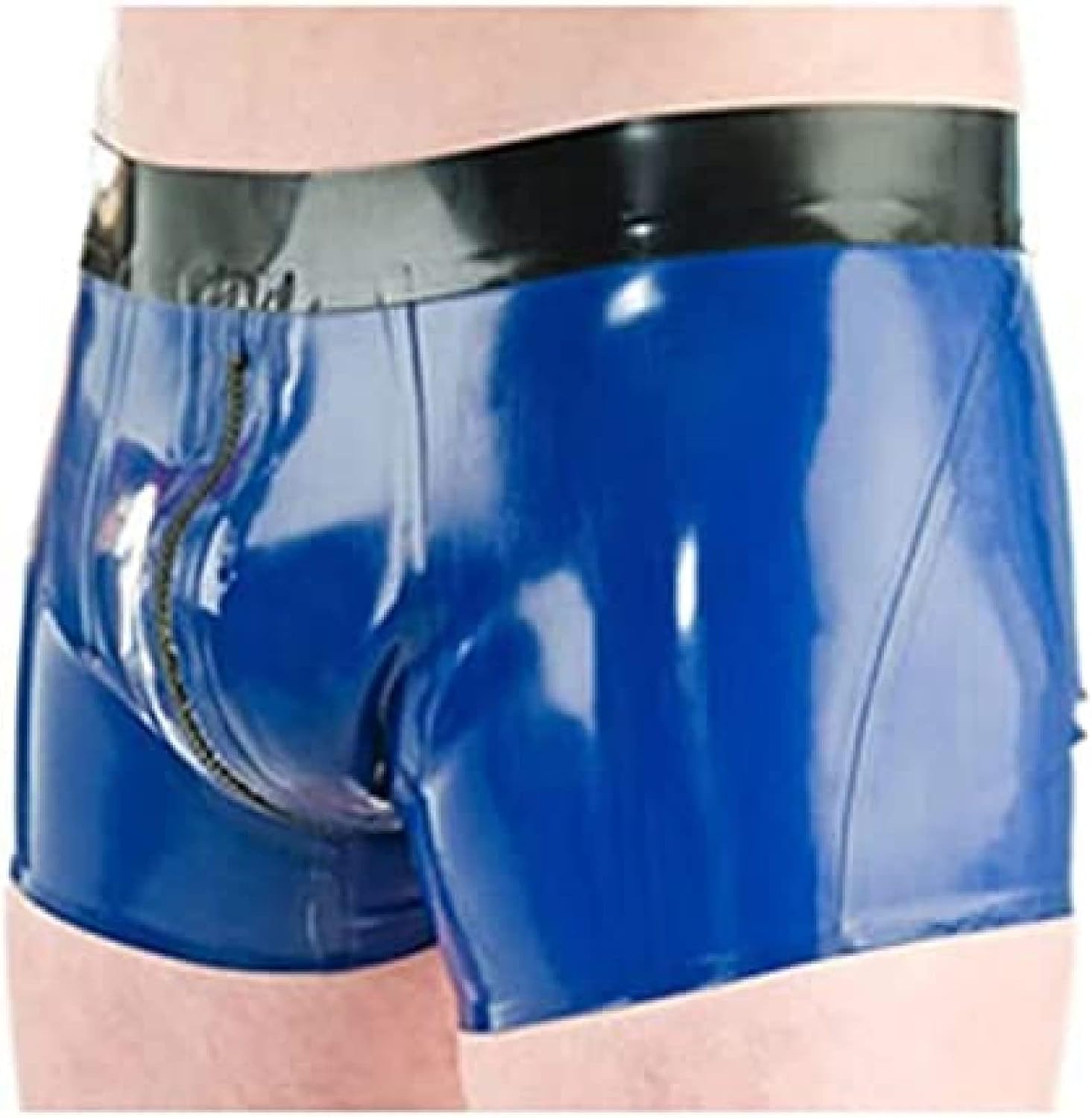 Latex Men Underpants Handmade Latex Briefs Rubber Boxer Tight Panties Shorts Underwear,Medium