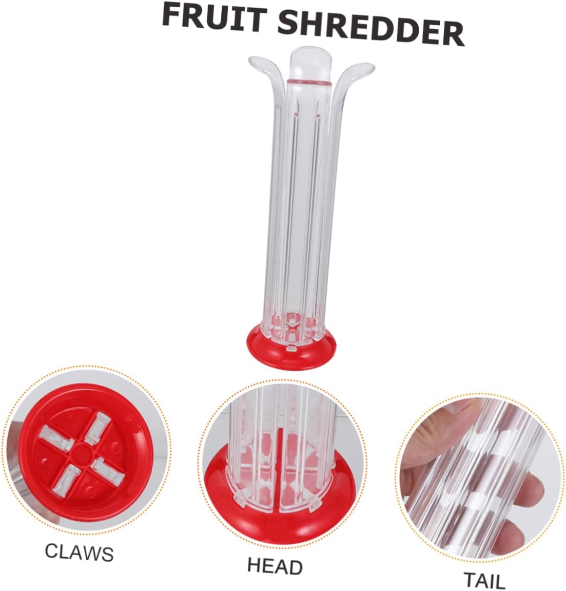 VOSAREA Tomato Cutter 2 Pcs PP Ps Detachable Easy Clean Slicer