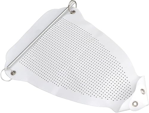 Zapato de hierro, suela de planchado de 0.020 in de grosor para evitar quemaduras, resorte elástico de polímero de flúor, alto peso ligero para