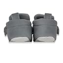 Neska Moda Baby Boys & Girls 9 to 12 Months Velvet Hook & Loop Booties (Grey)-BT1590 gallery image