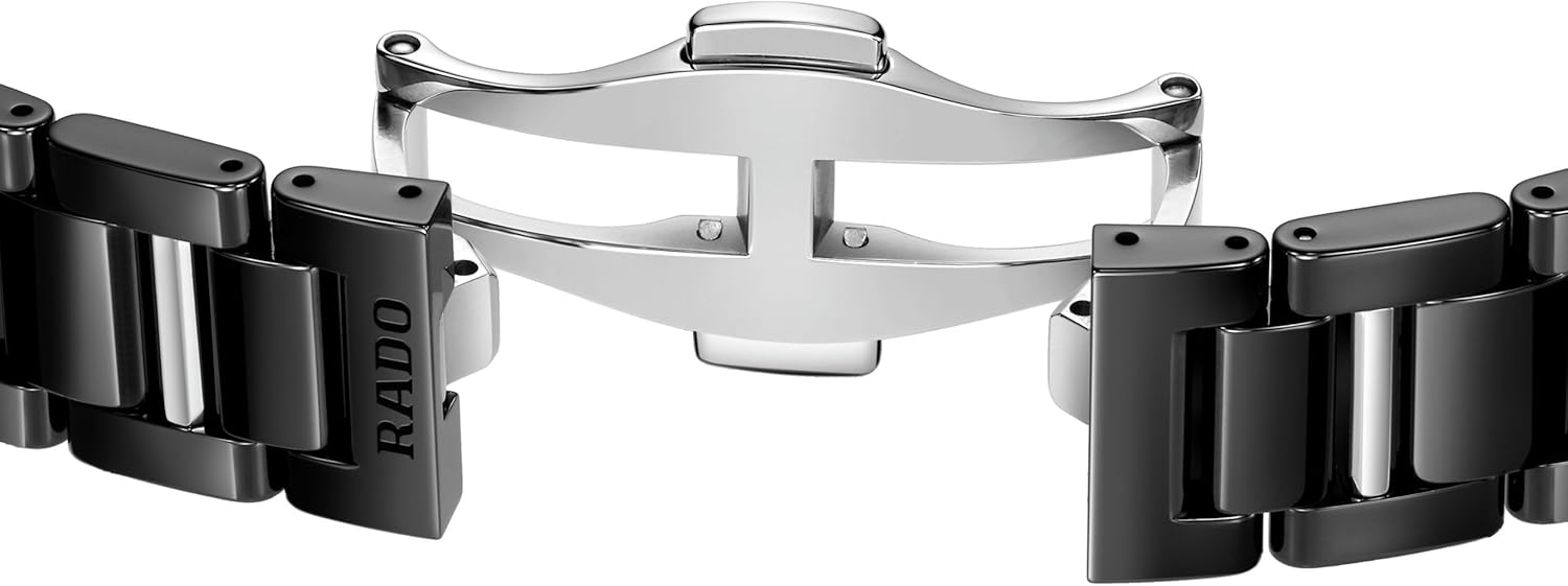 Rado -La Coupole-Womens-Swiss Quartz Watch-High Tech Ceramic-Sapphire Crystal -31mm