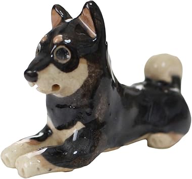 Amazon Co Jp メモリアルグッズ あの子の ペットオーナメント 国産 信楽焼 納骨堂 置物 ペット供養 犬種 猫種 かわいい 黒柴 ホーム キッチン