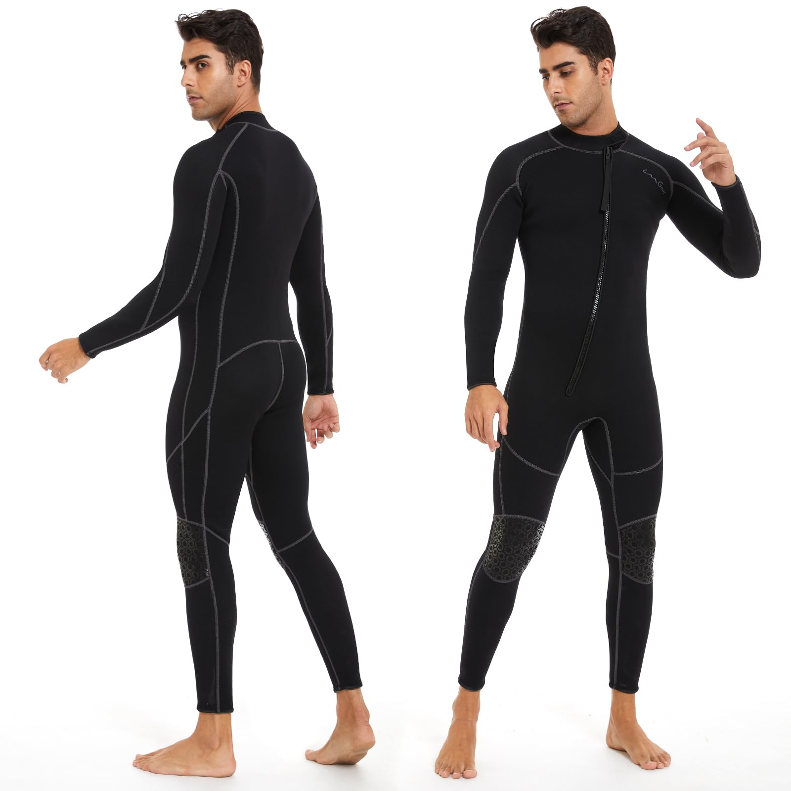 OMGear Wetsuit Women Men 2mm 3mm Neoprene Dive Wet Suit for Cold Water Short/Full Body Thermal Swimsuit for Adults Snorkel Suit for Snorkeling Scuba