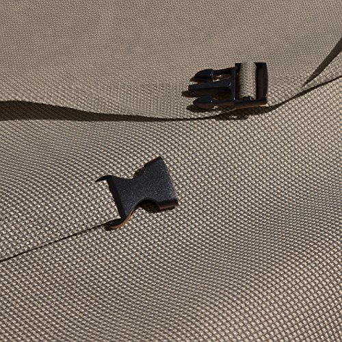 Empirepatio Tan Tweed Patio Bar Table And Chairs Cover, 80" Diameter X 42" Drop #TOP4