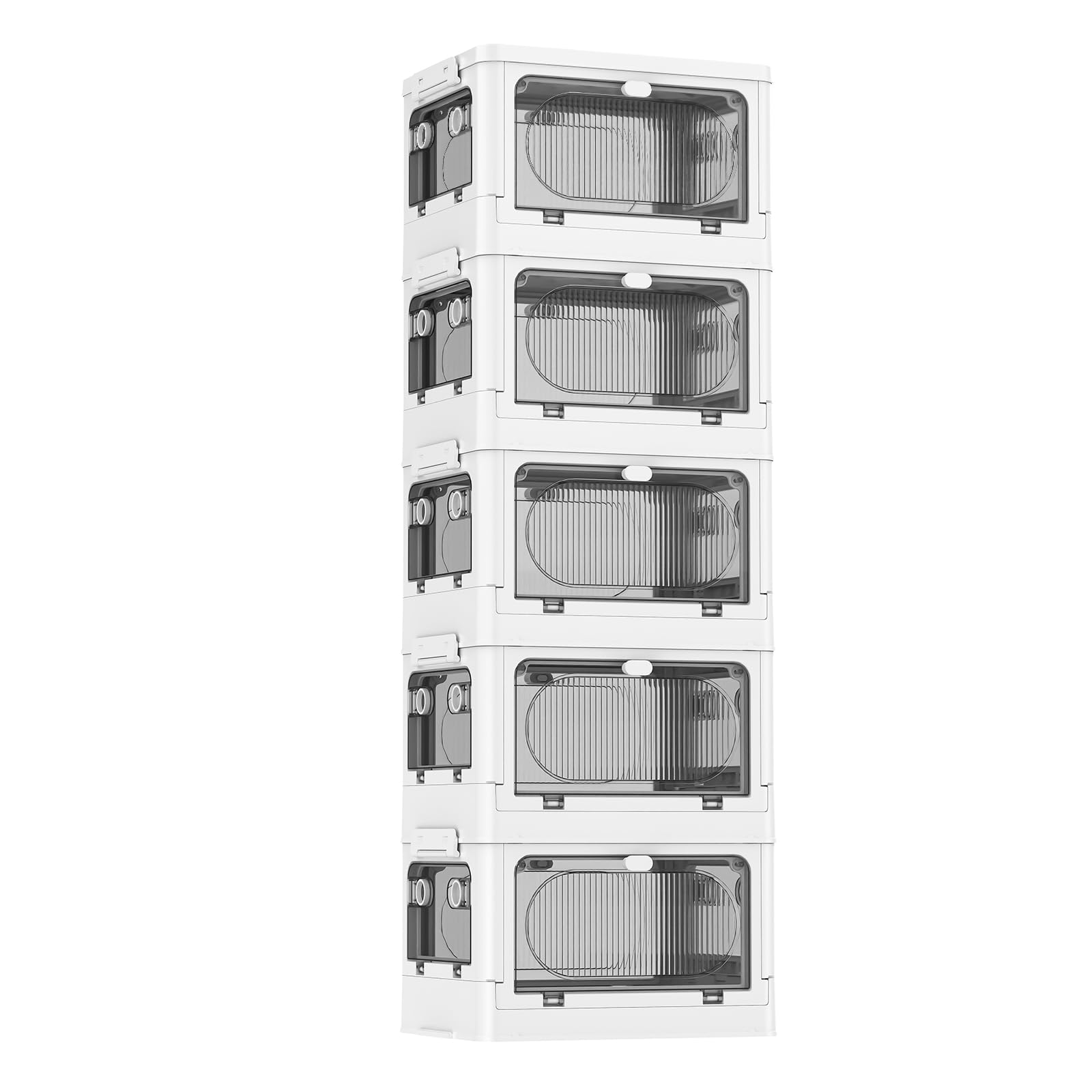 【数量限定】COOSOT 収納ボックス 折り畳み 蓋付き 5面開き 小物 収納 Amazon｜COOSOT 収納ボックス 折り畳み 蓋付き 5面開き 小物 収納