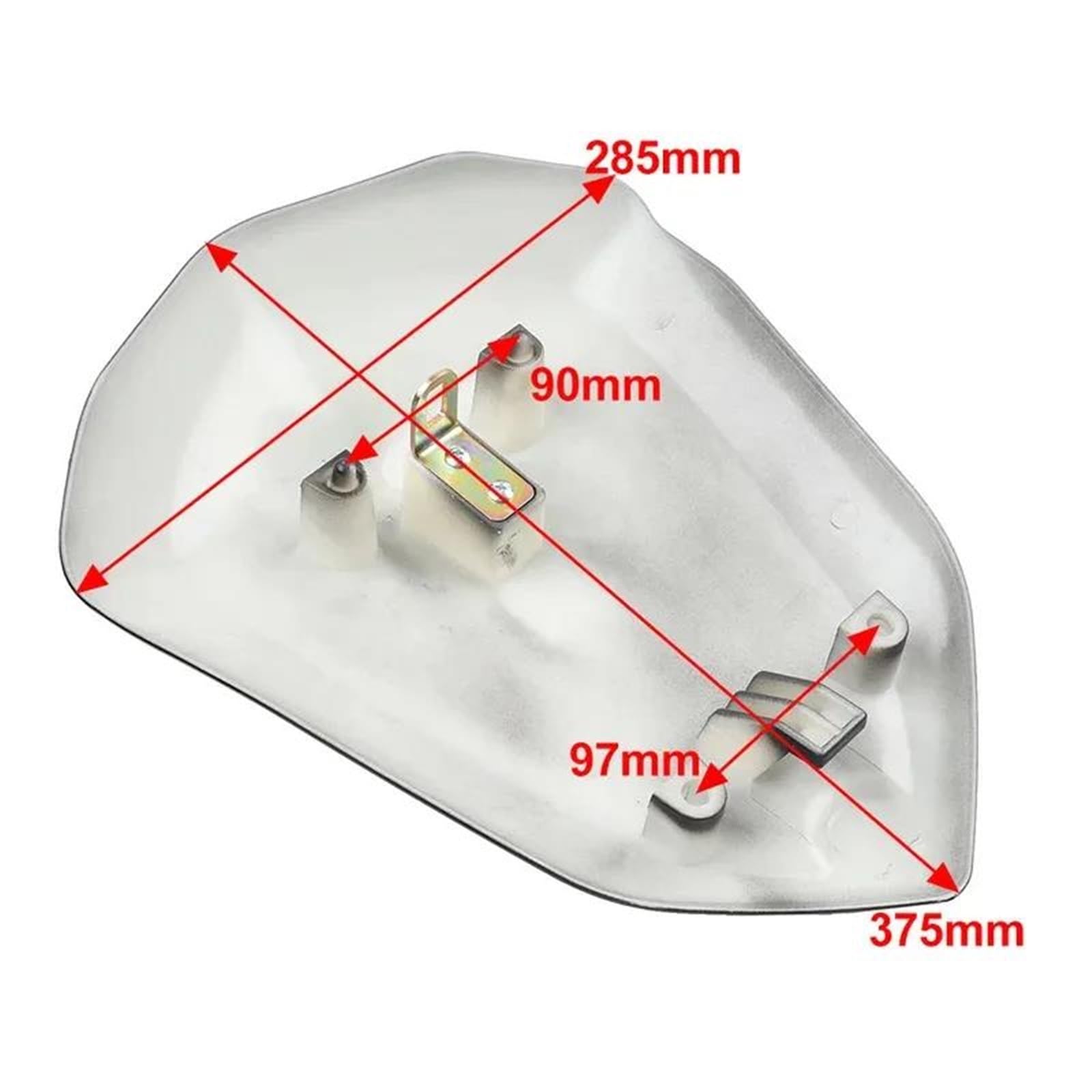 Motorrad Soziusabdeckung 1 Stück Für Kawasaki Für Z1000 Für Z750 2007 2008 2009 Motorrad-Kunststoff-Rücksitzbezug-Verkleidung Verkleidung Heckteil(Glänzend schwarz)