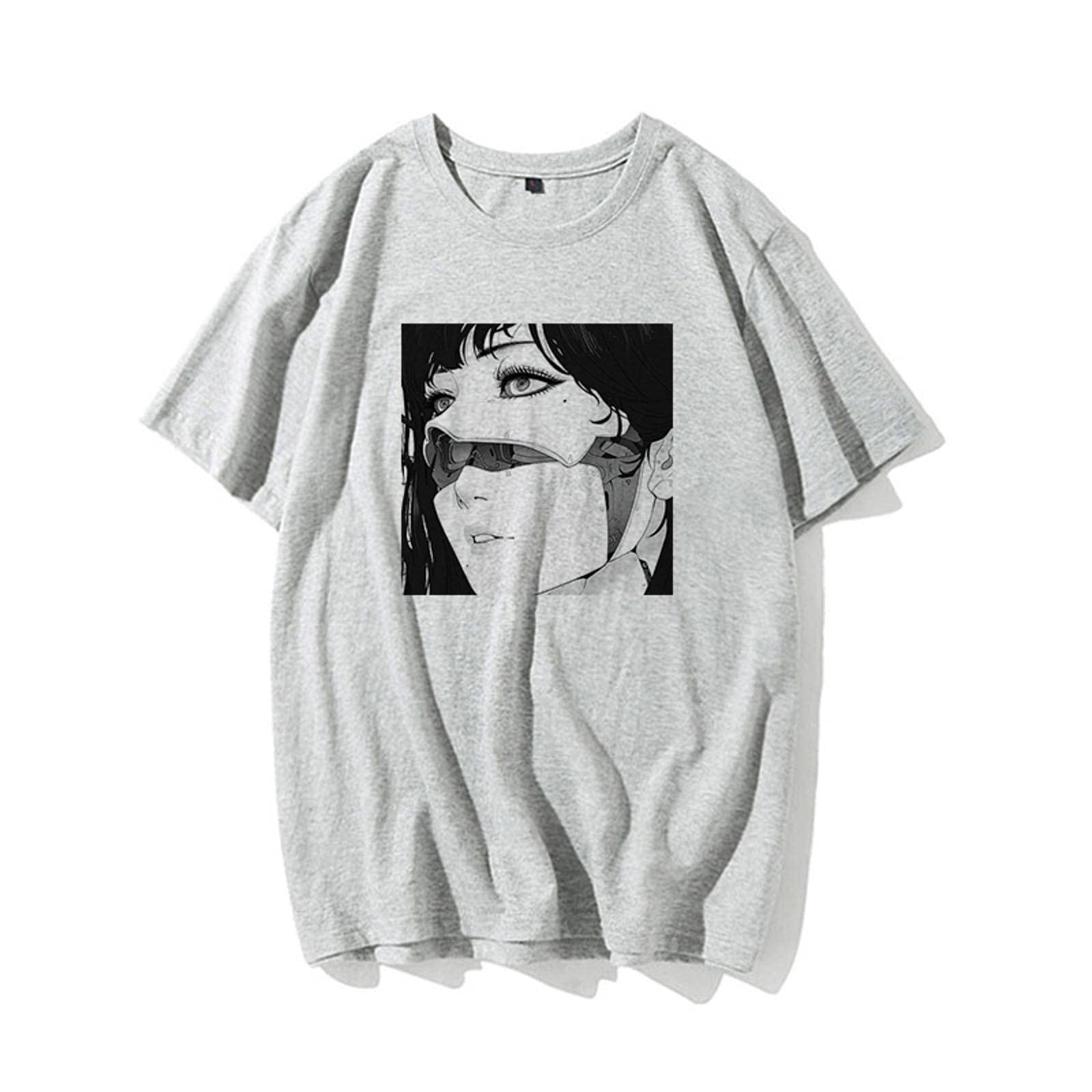 D E S I G N E D T O K I L L Letter Printing Machine Girlfriend Casual Harajuku Large Size Loose Short Sleevepunkins Summer Vintage Tees