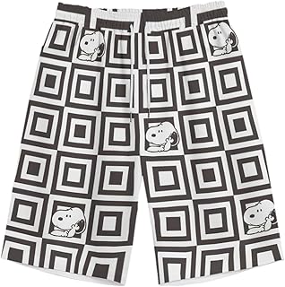 スヌーピー ハーフパンツ メンズ 半ズボン 大きい サイズ ゆったり ショートパンツ クロップドパンツ 5分丈 ショーツ スポーティー ジムウェア カジュアル 部屋着 夏服 快適 かっこいい 登山
