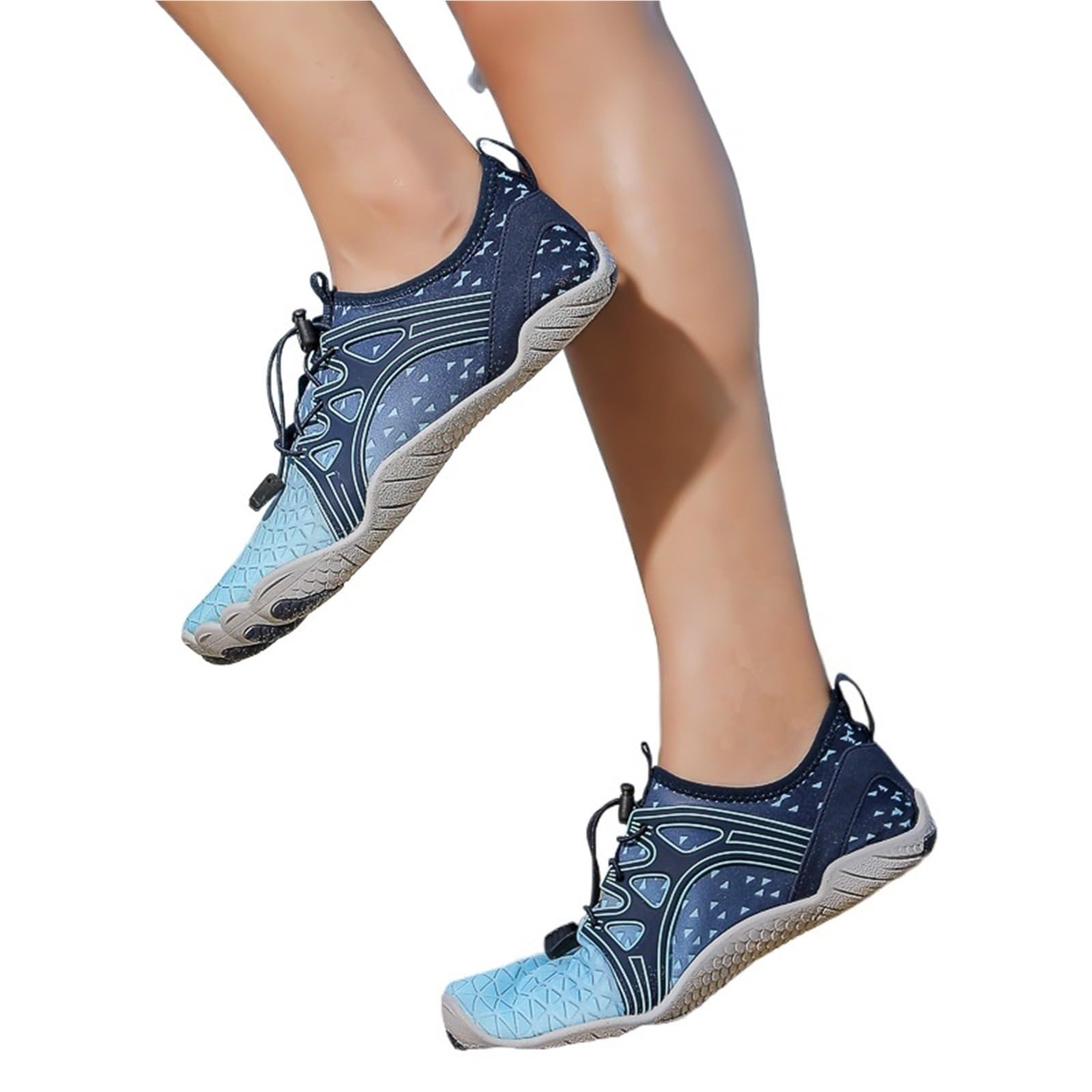Scarpe da Acqua da Uomo E da Donna, Colorate, Ad Asciugatura Rapida, Antiscivolo, A Cinque Dita, for attività All'aperto, Nuoto, A Piedi Nudi, Scarpe da Acqua(Blue,42)