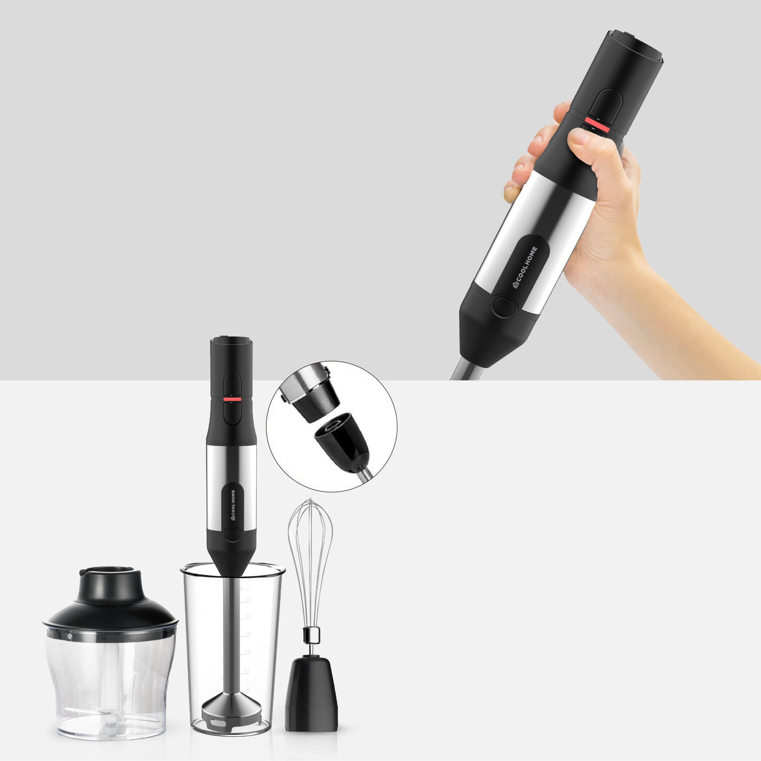Powerblend M1 blender ręczny – 1200 W – czarny