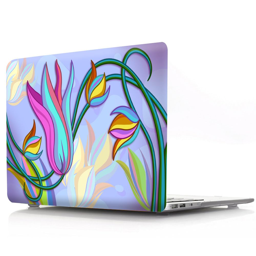 Coque MacBook Pro 15 Morning Glory, étui fleuri pour le bureau - 7