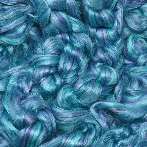 Image of Living Dreams Yarn Bamboo Rayon Combed Top Roving - Glacier Bay