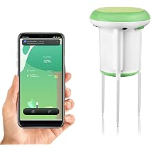 Intelligent Zigbee Soil Moisture Sensor Zigbee Hub Required  Humidity and Temperature Plant Soil Test Moisture Meter Set for Lawn and Yard App and Control