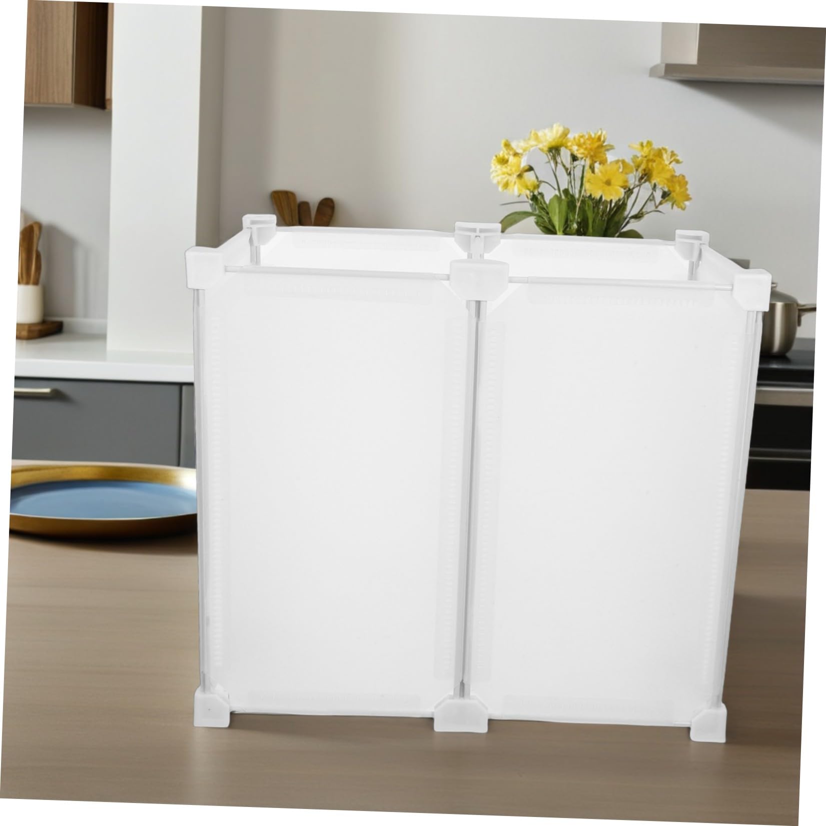 TOYANDONA Organizer per Congelatore con Cestello Portaoggetti Divisori Resistenti in Plastica per Conservazione e Cucina