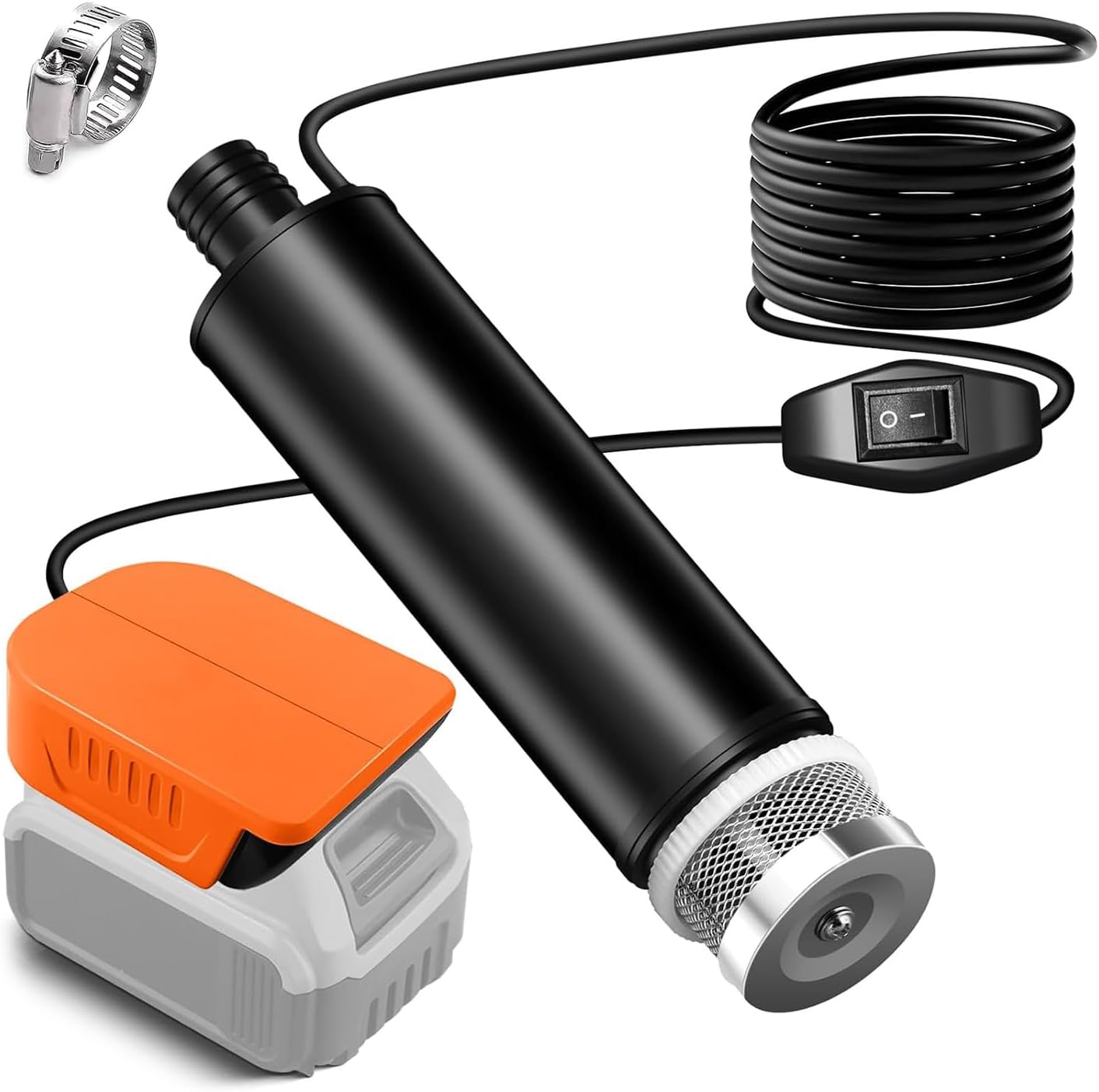 500GPH Powerful Submersibles Sump Pumps 5M Cable For Removing Water From Pond Window Well Rain Barrels Cordless Pumps