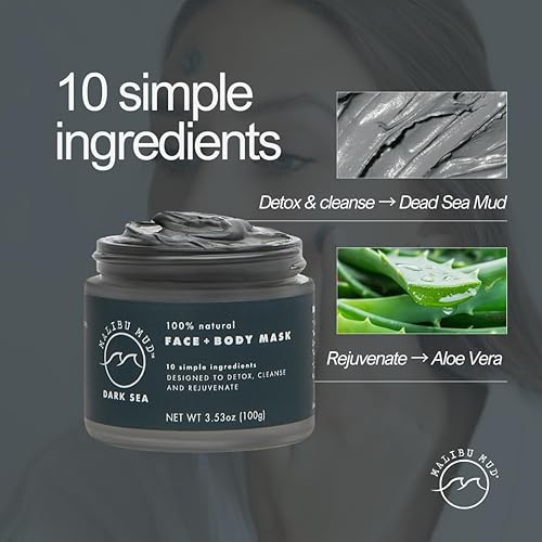 Miniatura 2 de Mascarilla facial y corporal totalmente natural para desintoxicación diaria, limpieza, rejuvenecimiento sin secar tu piel, para todo tipo de piel