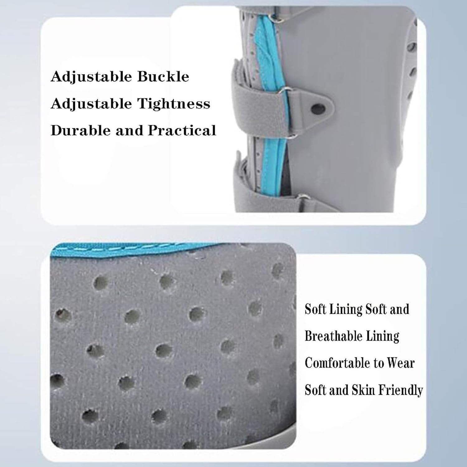 Plantar Fasciitis Night Splint, Unisex Ankle Foot orthosis, Foot Drop orthosis for Fracture Sprain Stroke(Left,Large)
