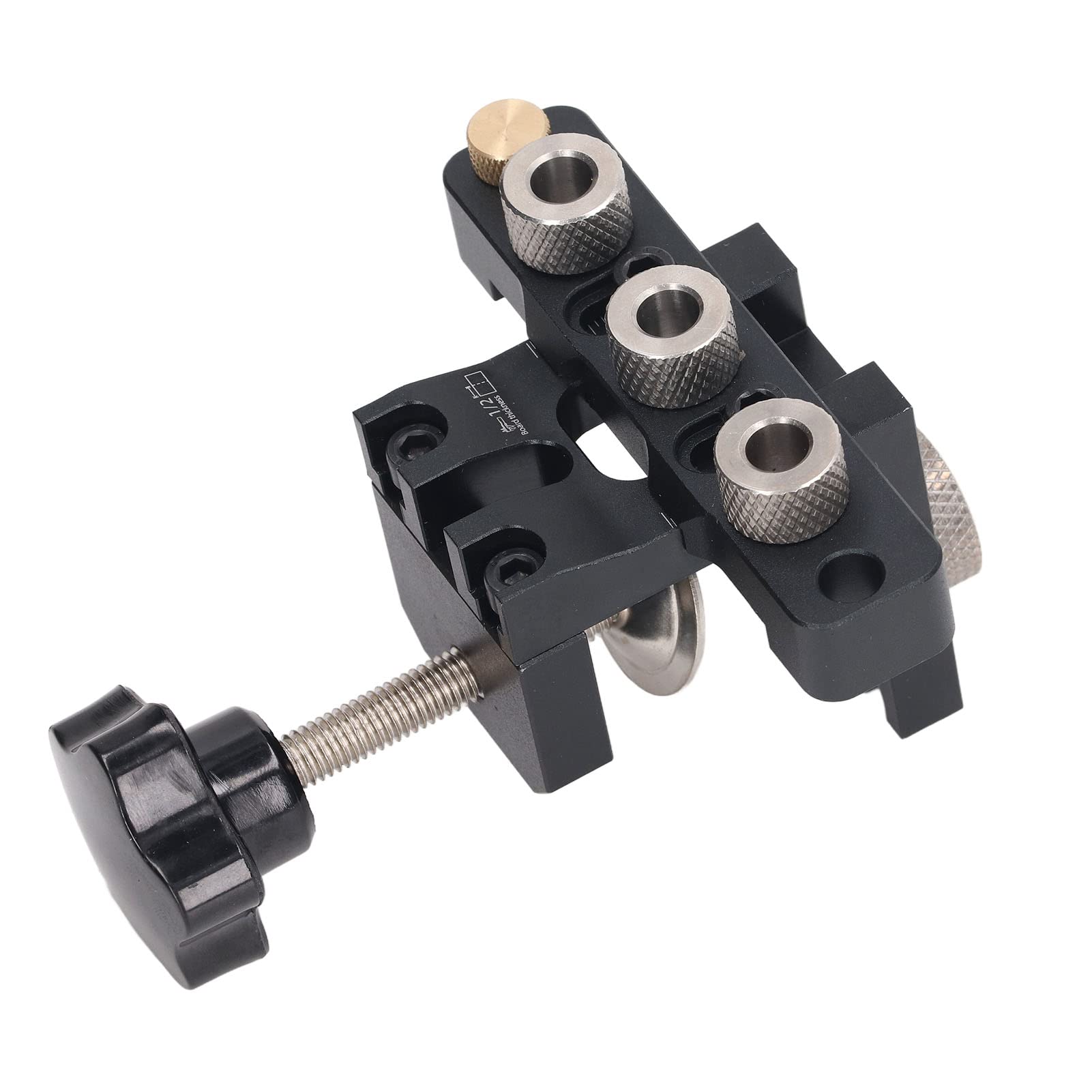 Kit Mascherina Foratura Legno 3 in 1 Lega Alluminio Guida Trapano Tasselli