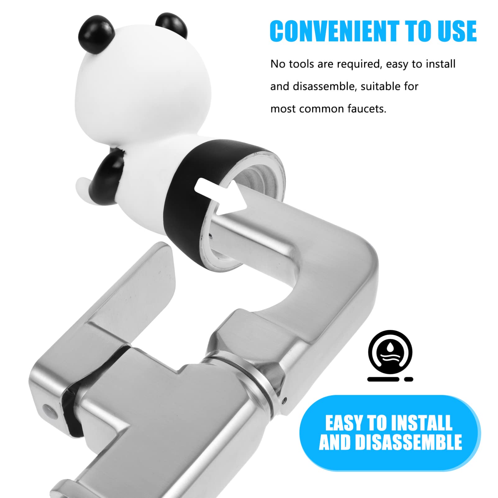 VANZACK Cartoon Faucet Extender for Sink Guide for Hand Washing Fun Prevent Mess Encourages Independence and Healthy Habits for Bath